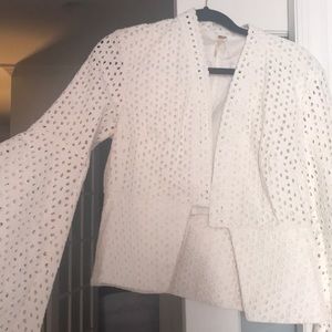 NWOT free people lace blazer jacket